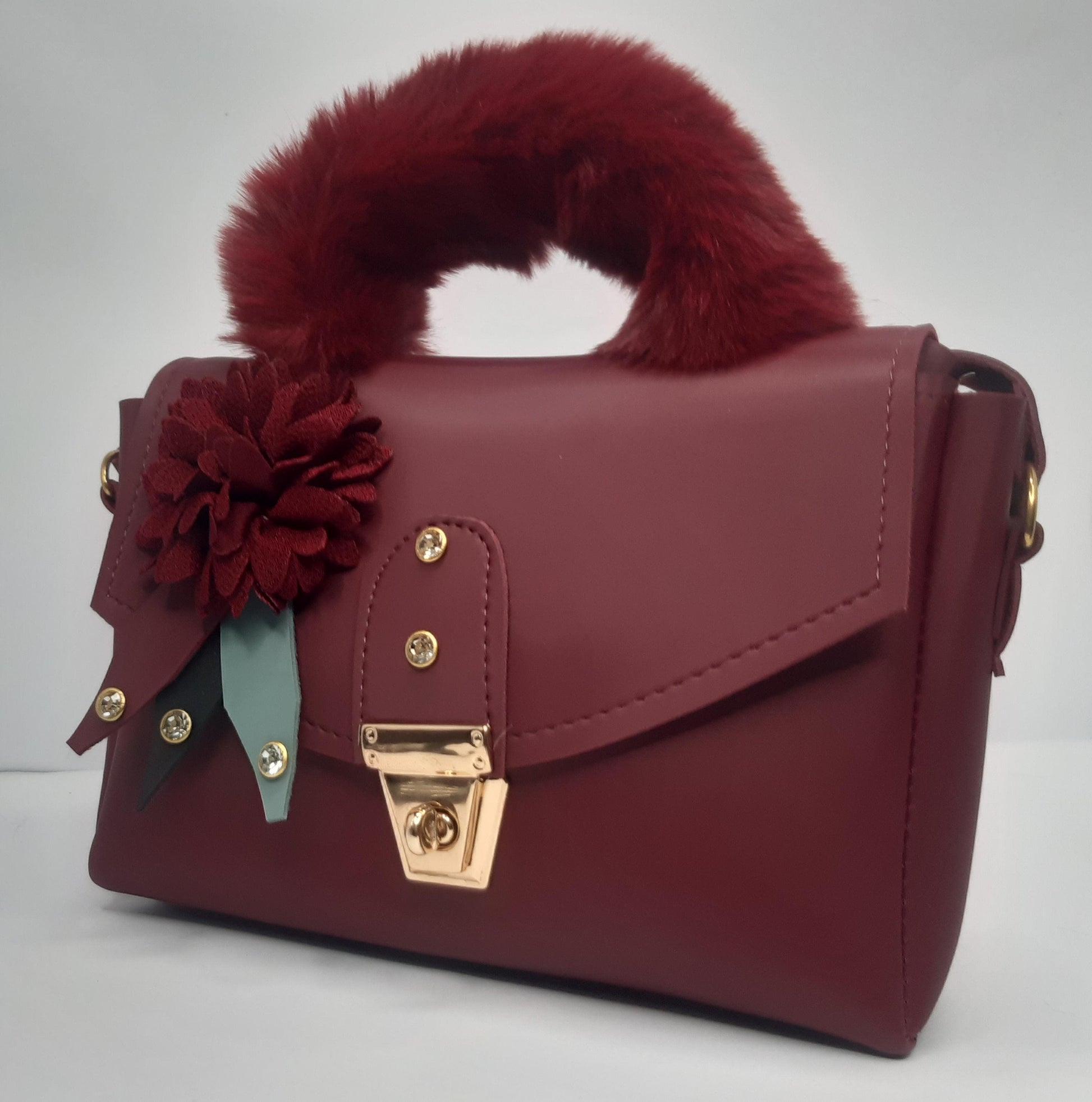 The Sleek Maroon Handbag Wolvegaze.store